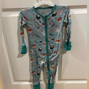 Little sleepies sushi print 6-12